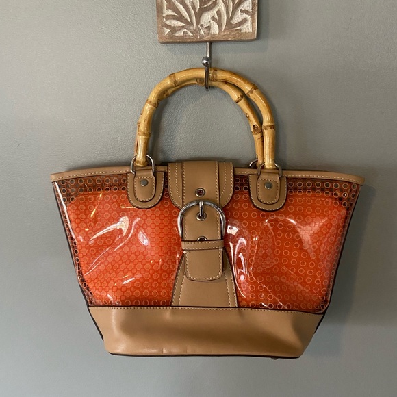 Nine West Handbags - Nine West Funky Bamboo Handle Bag